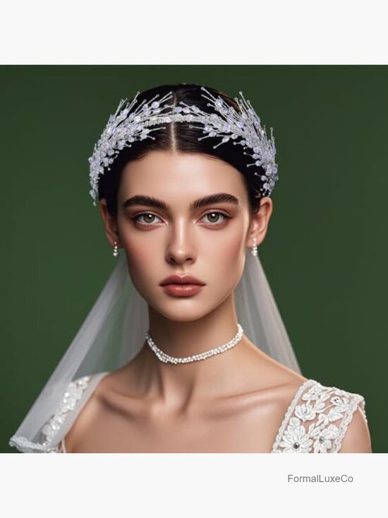 Crystal Rhinestone Headband Hair Accessory Wedding Bride Prom main image 4